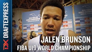 Jalen Brunson 2015 FIBA U19 World Championship Interview