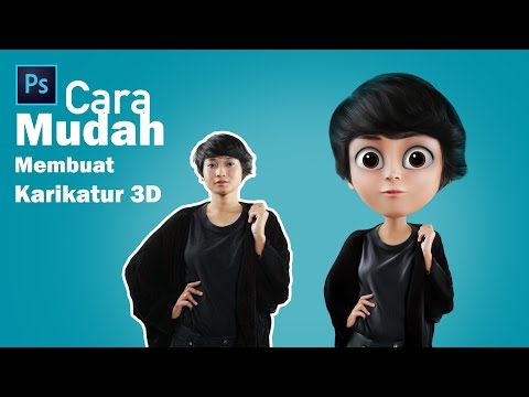 3d caricature using adobe photoshop tutorials by danirwan
