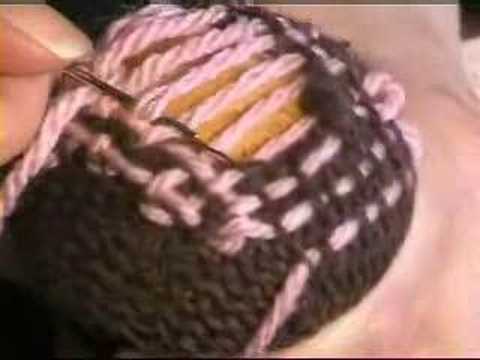 how to patch wool socks