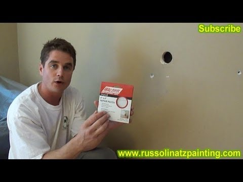how to repair hole in drywall