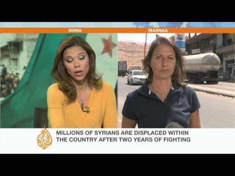 zeina khodr - Even without a decision on western military intervention, there's been a sharp rise in the number of Syrians fleeing the country. At least 13000 Syrians hav...
