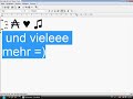 Zeichen Tabelle ( sonderzeichen , Herzen , Buchstaben , ... )