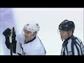 James Neal hits Sean Couturier from the blindside in the closing minutes of game 3 of the first round of the 2012 NHL playoffs