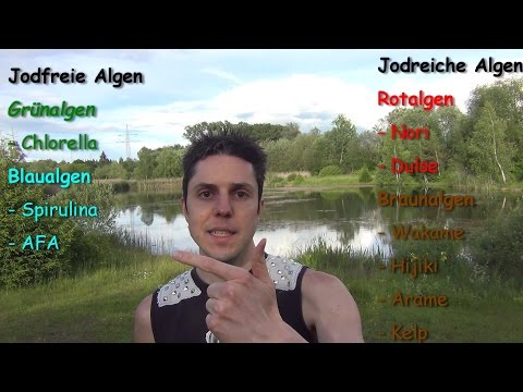 Schilddrüse - Jodmangel & Jodüberdosierung. Algen vs. jodiertes Salz, Fisch, Kuhmilch, ...