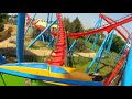 Dragon Khan Roller Coaster POV Front Seat View from PortAventura Spain 1080p HD