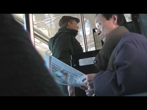 american girl dating korean man. Don't mind the Korean man reading his paper!