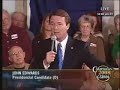 John Edwards - Townhall in Boone Iowa