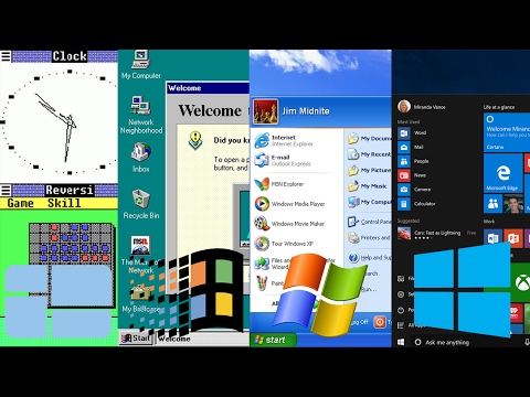 History of Microsoft Windows (Windows 1.0 - 10)