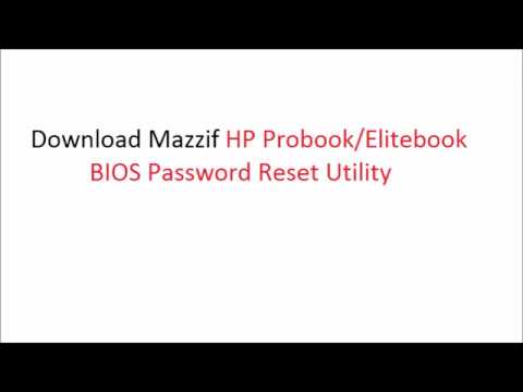 Hp Probook Bios Password Crack