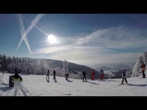 Катание на горнолыжном курорте Либерец