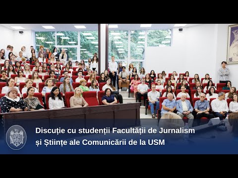 1 сентября  Президент Майя Санду побеседовала со студентами факультета журналистики МГУ