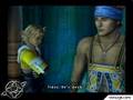 Lulu speaks to Wakka on Besaid