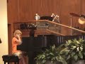 Jacqui Deans playing Beauty and the Beast on piano