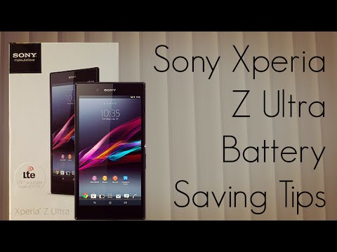 how to save battery for xperia z