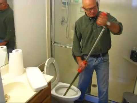 how to unclog a stopped up toilet