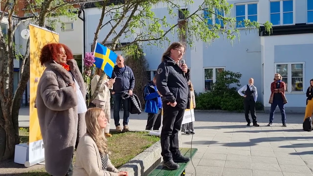 Mathias Bartsch, MoDs torgmöte, 22 maj 2022, Bagarmossen