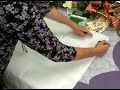 Halloween Decorations & Treats for Parties : How to Make a Spiderweb Table Cloth