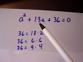 Factoring to solve equations, Part 1 Factoring to solve equations, Part 1