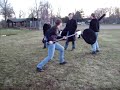 Dagorhir practice - free for all 1 Dagorhir practice - free for all 1