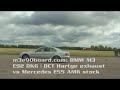BMW M3 DKG | DCT vs Mercedes E55 AMG Kompressor stock = m3e90board.com