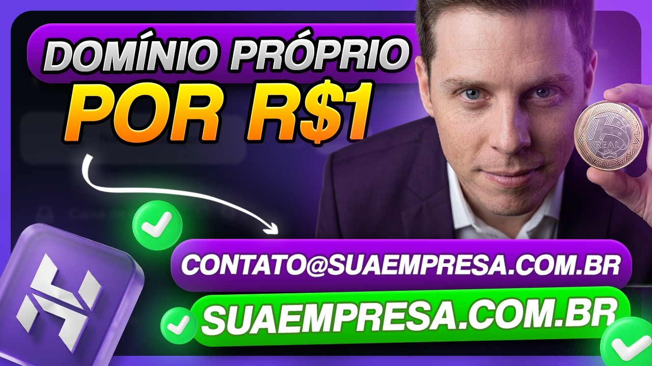 Email Profissional, Domínio Por R$ 1: Passo a Passo Completo 2026