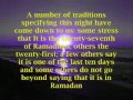 Lailat ul Qadr