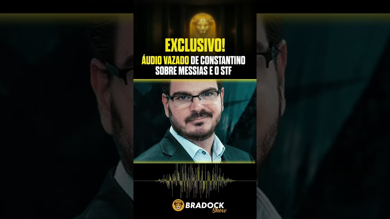 SERÁ QUE FOI TRAIÇÃO? Áudio vazado de Constantino expõe possível ''esquema''