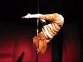 Gravity Defying Pole Dancer Gravity Defying Pole Dancer