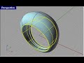 3 minutes | Rhino 3d modeling - Basic Ring