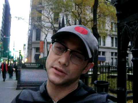 Joseph Gordon Levitt interview at Occupy Wall Street