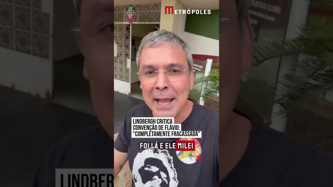 Lindbergh critica convenção de Flávio: "completamente fracassada"