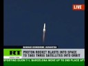 Proton rocket blasts into space