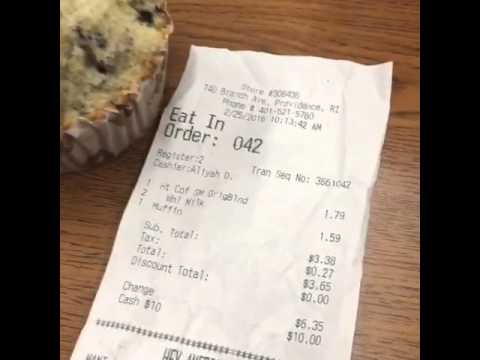 Dunkin Donuts Muffin Review from Providence, Rhode Island
