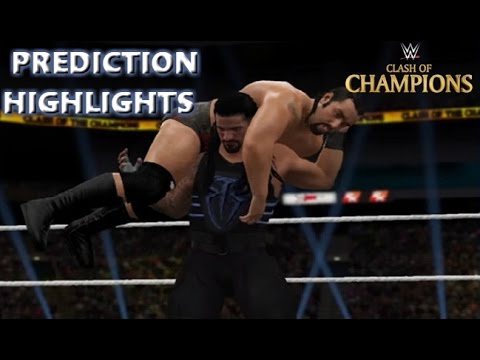 WWE 2K16 Roman Reigns vs Rusev | Clash of Champions - Prediction Highlights