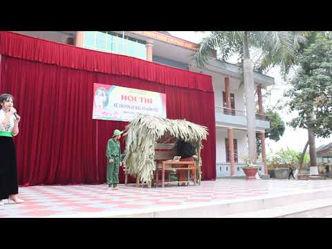 Câu chuyện " Chú ngã có đau không" do em Bùi Thị Hồng Ngọc lớp 10A7 thực hiện