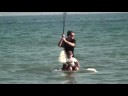 Roger & Ethan riding the big surf!