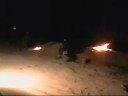 Night Fire Jump - Bakyard Mini-Moto Madness
