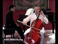 eric roter, m.d., a board-certified emergency physician performs with michael schneider.  learn more about music and medicine and the performers at www.ermusic.org.  dr. roter studied with nathaniel rosen, piatigorsky's protege.