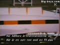 Jet plane smashing into concrete wall [video]