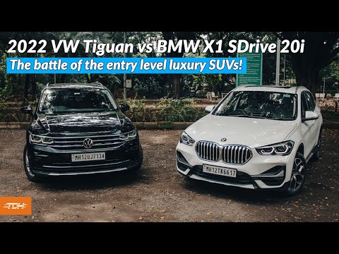 2022 vw tiguan vs bmw x1 sdrive 20i tech edition the battle of the entry level luxury suvs