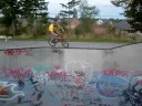 Dropping into the clam shell