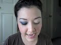 Look Ahumado en tonos Azules «Maquillaje»