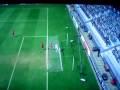 Halfway line goal on FIFA 09
