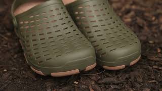 Чехли за риболов и къмпинг Fox Khaki Clogs