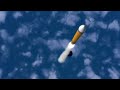 Computer generated animation of Helen rocket flight in Google Lunar xprize competition