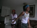 Brandy and Kaia dancin