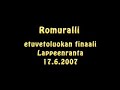 Romuralli Lappeenranta 17.6.2007 - etuvetoisten finaali