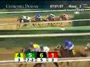 entries: thoroughbred race, churchill downs, 2007-07-01, race 2:
      (pgm-runner-jockey-finish)
       1-time to chime (ky), mena, m, finished 4; 
       2-firenza (il), lebron, v, finished 5; 
       3-sweet on bertie (ky), castanon, j, finished 6; 
       4-spillway (ky), bridgmohan, s, finished 3; 
       5-power pack (pa), leparoux, j, finished 1; 
       6-looks the part (oh), luna, r, finished 2;