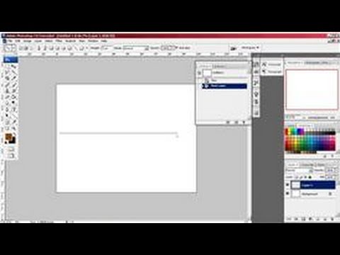 how to draw in a straight line photoshop