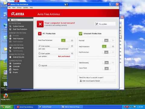 how to remove avira